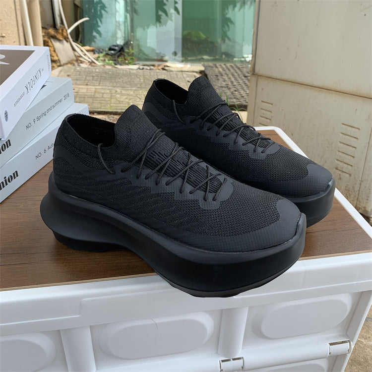 Platform Dad Spring Breathable Versatile White Women's Sports Shoes