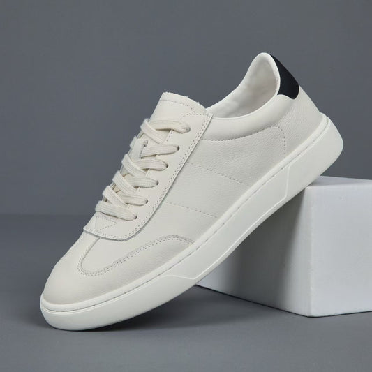 Men's Korean Style Fashionable Summer Breathable White Men's Board Shoes