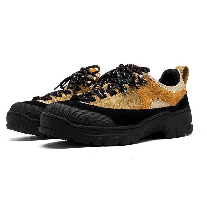 Women's & Men's Bottom Outdoor Hiking Height Increasing Short Face Casual Shoes