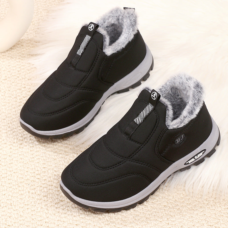 Women's & Men's Cotton Winter Fleece-lined Thickened For The Old Warm Women's Shoes