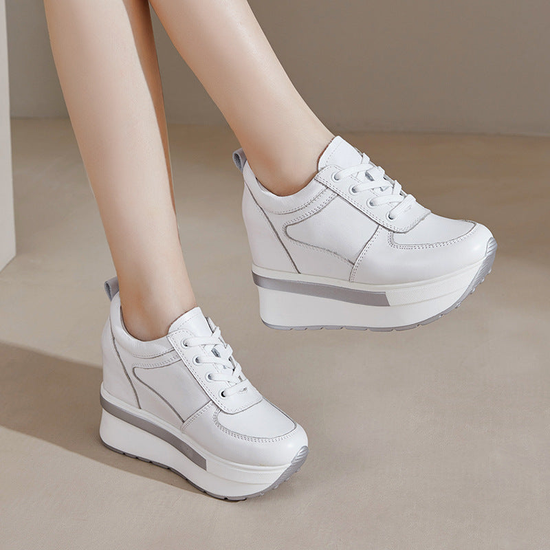 Women's Autumn Invisible Elevated Platform Wedge Top Women's Fashion Shoes