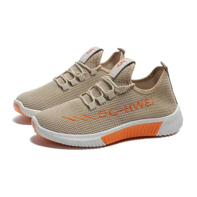 Women's Summer White Female Korean Running Trendy Women's Shoes