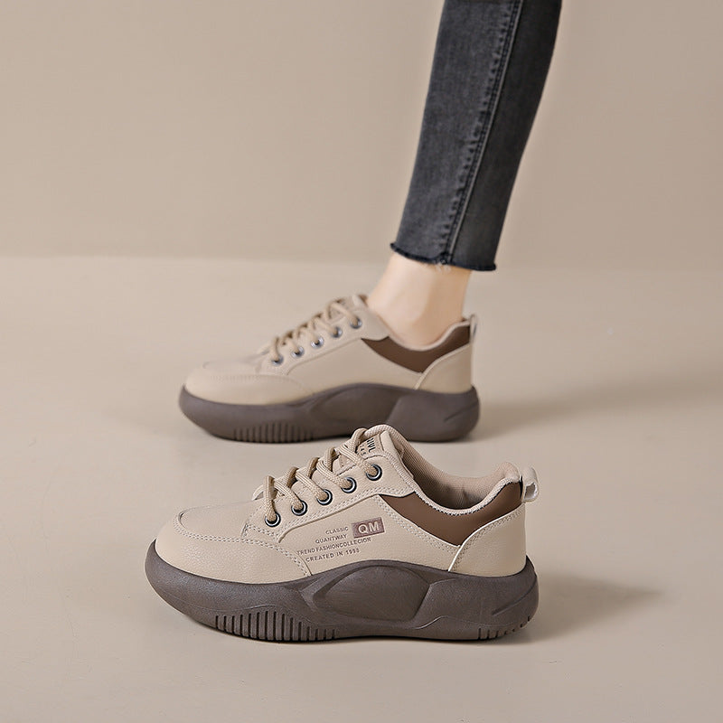 White Female Autumn Korean Fashion Versatile Casual Shoes