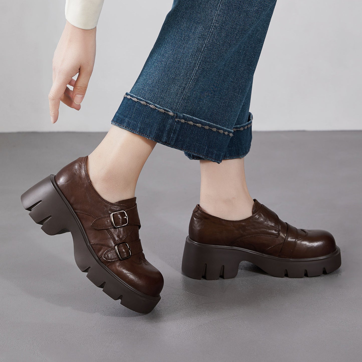 Women's Toe Belt Buckle Small For Spring Leather Shoes