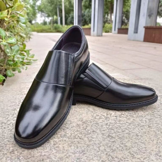 Men's Dress Black First Layer Cowhide Men's Business Leather Shoes