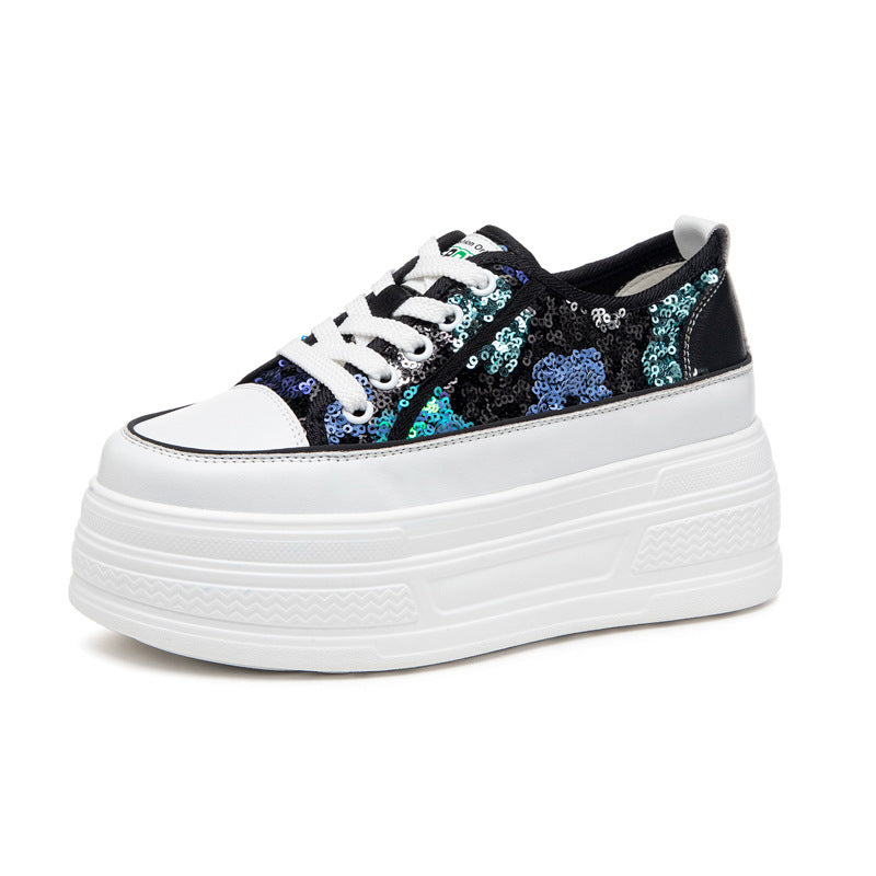 Women's Elevated Platform Small Single-layer Fashion Wedge Men's Shoes