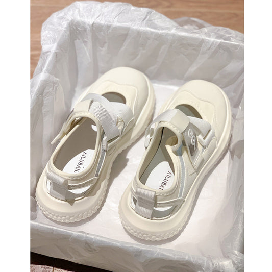 Women's Size Genuine Sports Autumn Velcro Closed Toe Casual Shoes