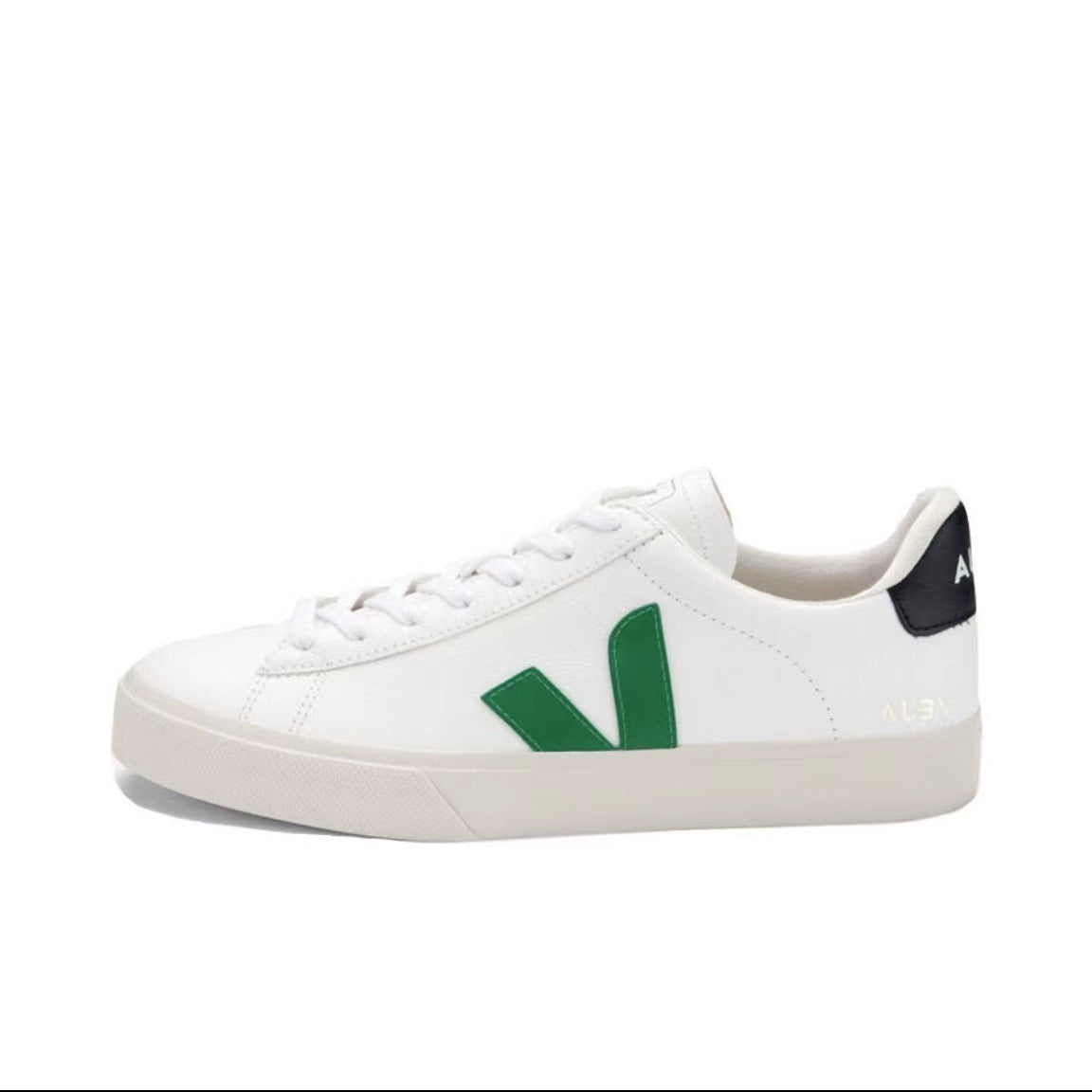 Women's & Men's French V-shaped White Classic Campus Couple Women's Casual Shoes