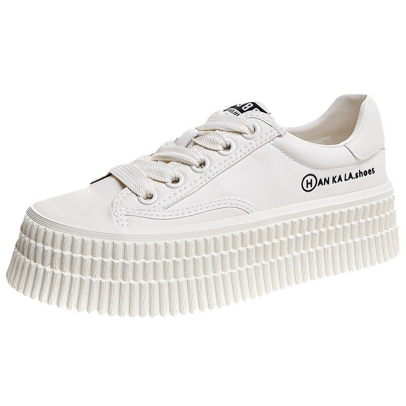 Shape Super Soft Height Increasing Skinny Thick Bottom Korean Style Women's Casual Shoes