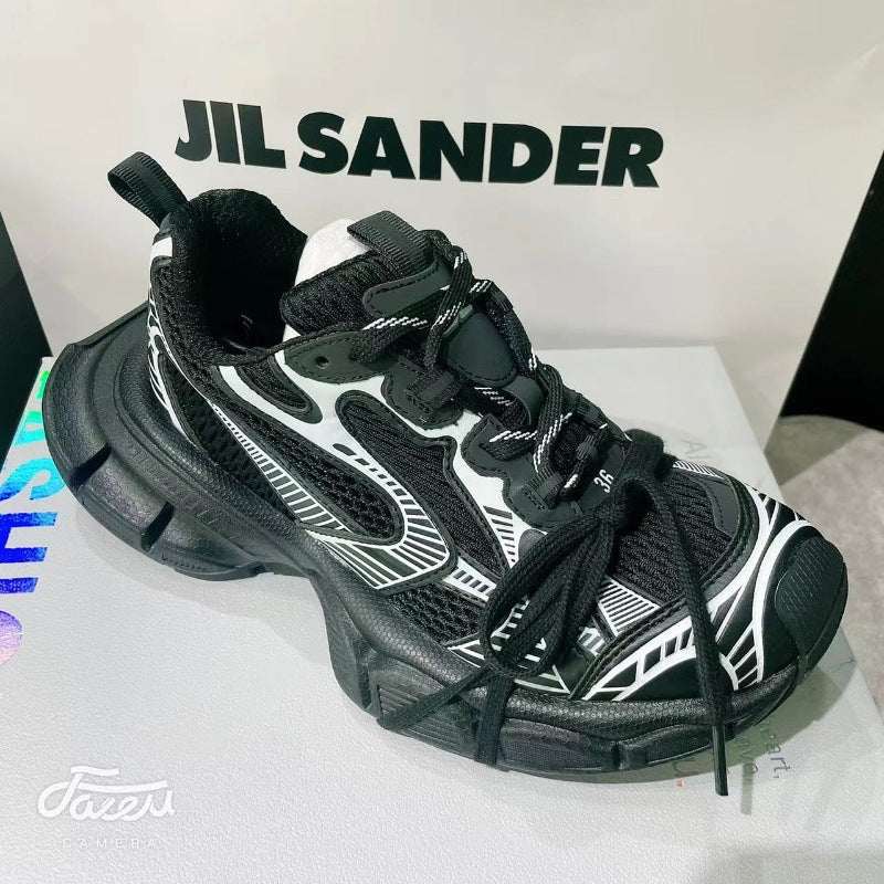 Women's & Men's Couple Paris Dad Low Top Platform Casual Shoes