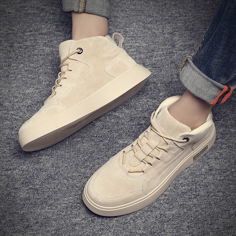 Men's Oversized Autumn Martin Middle Top Working Wear Men's Shoes