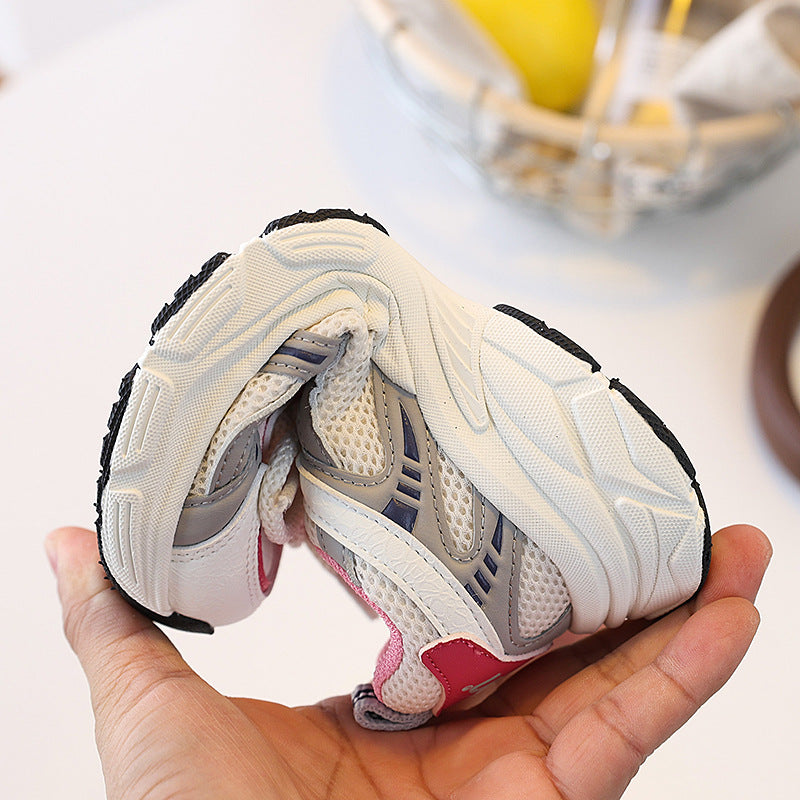 Children's Platform Dad Spring Trendy Breathable Mesh Children's Sports Shoes