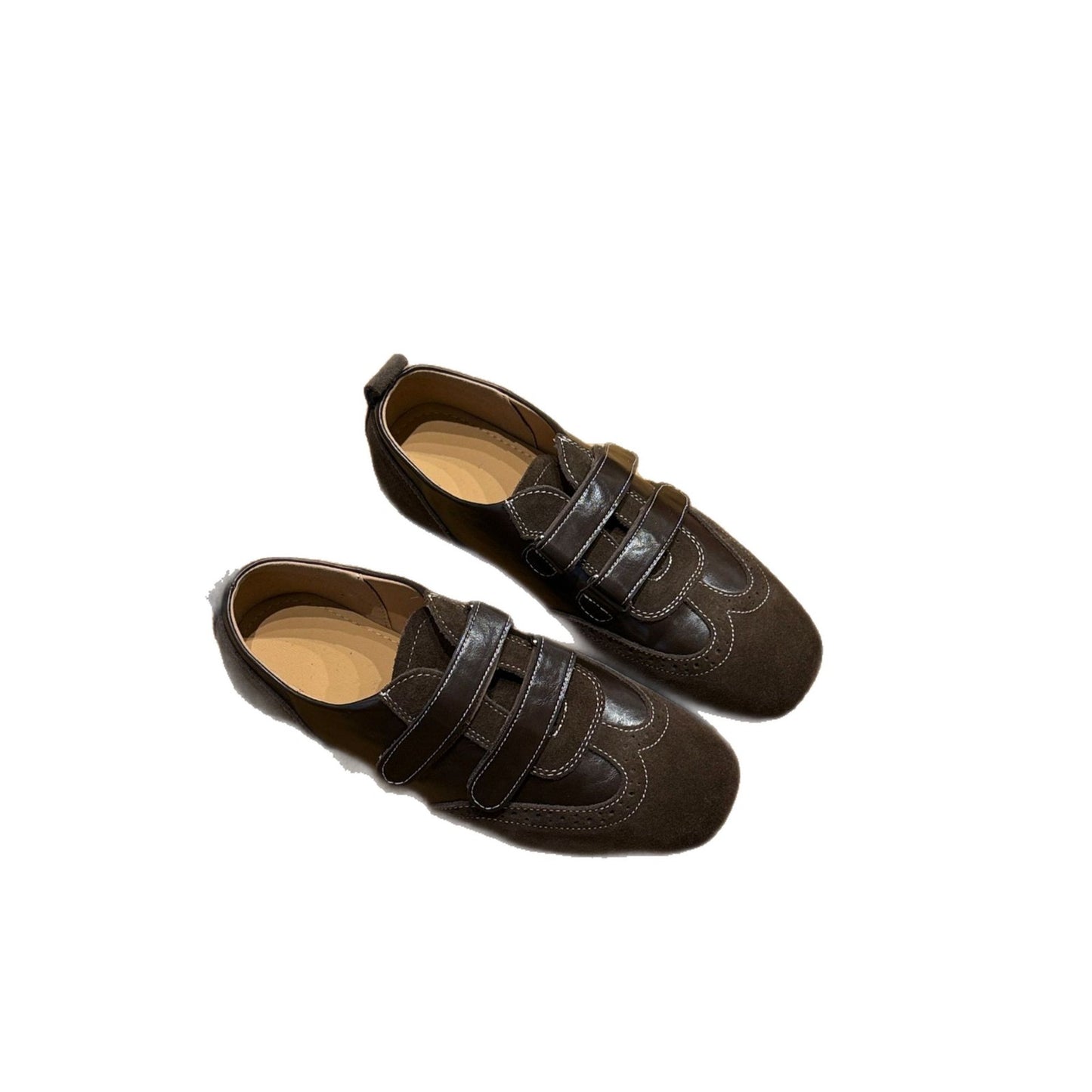 Women's Super Comfortable Spring Small Single-layer Retro Leather Shoes