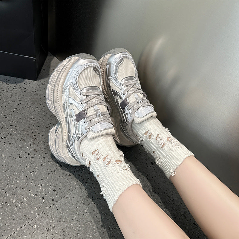 Women's Authentic Clunky Autumn Retro Easy Matching Lightweight Soft Women's Sports Shoes