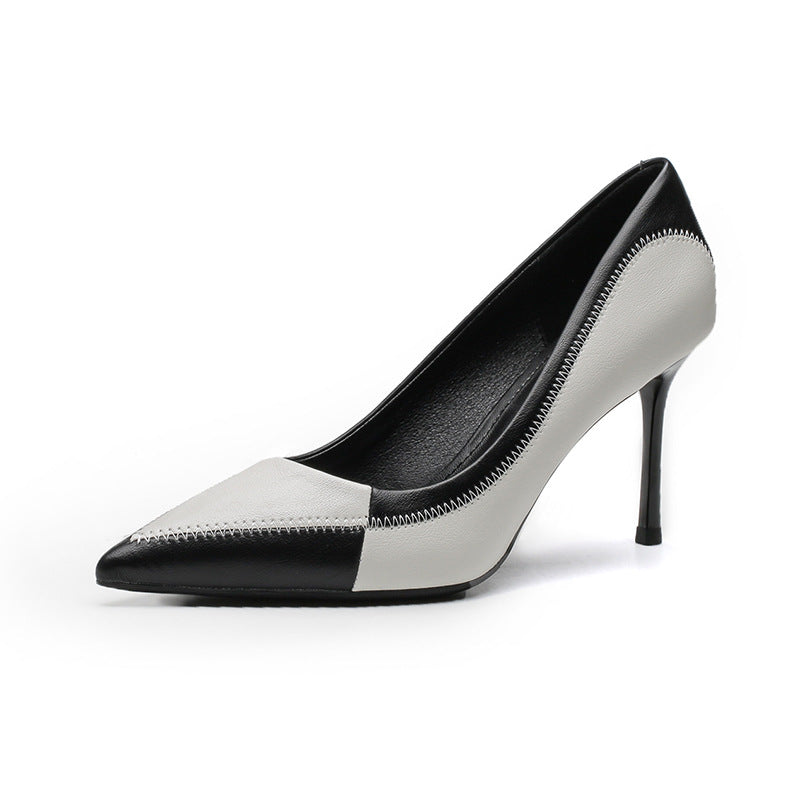 Women's High Stiletto Shallow Mouth French Pumps Women's Fashion Shoes