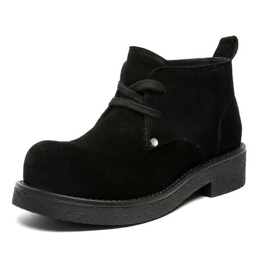 Men's Martin Autumn Derby Thick Sole Increased Boots