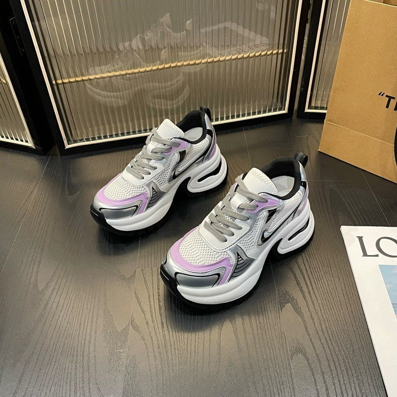 Women's Platform Height Increasing Insole Spring Muffin Daddy Women's Sports Shoes