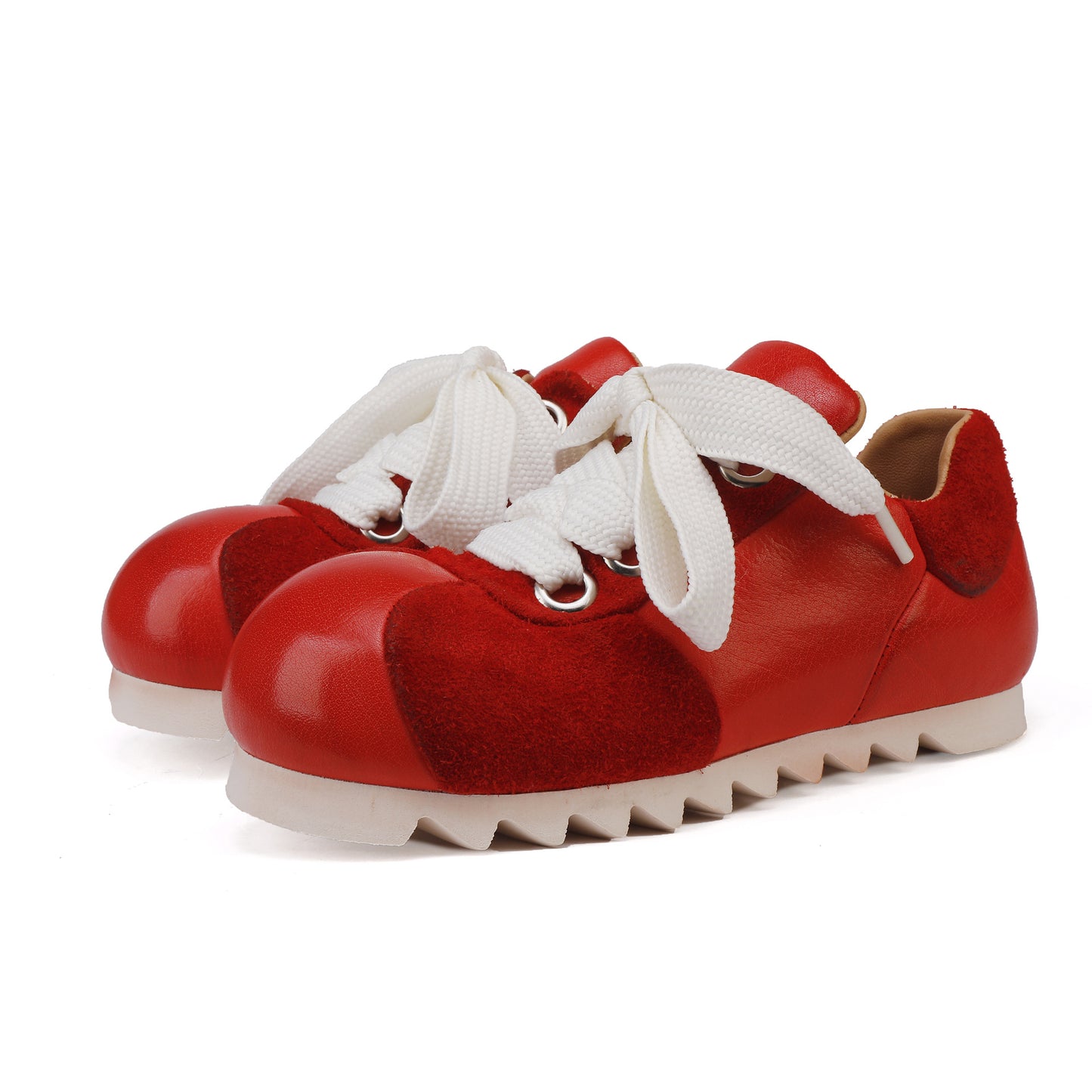 Women's Fashion Affordable Luxury Design Full Grain Cow Flat Round Women's Casual Shoes