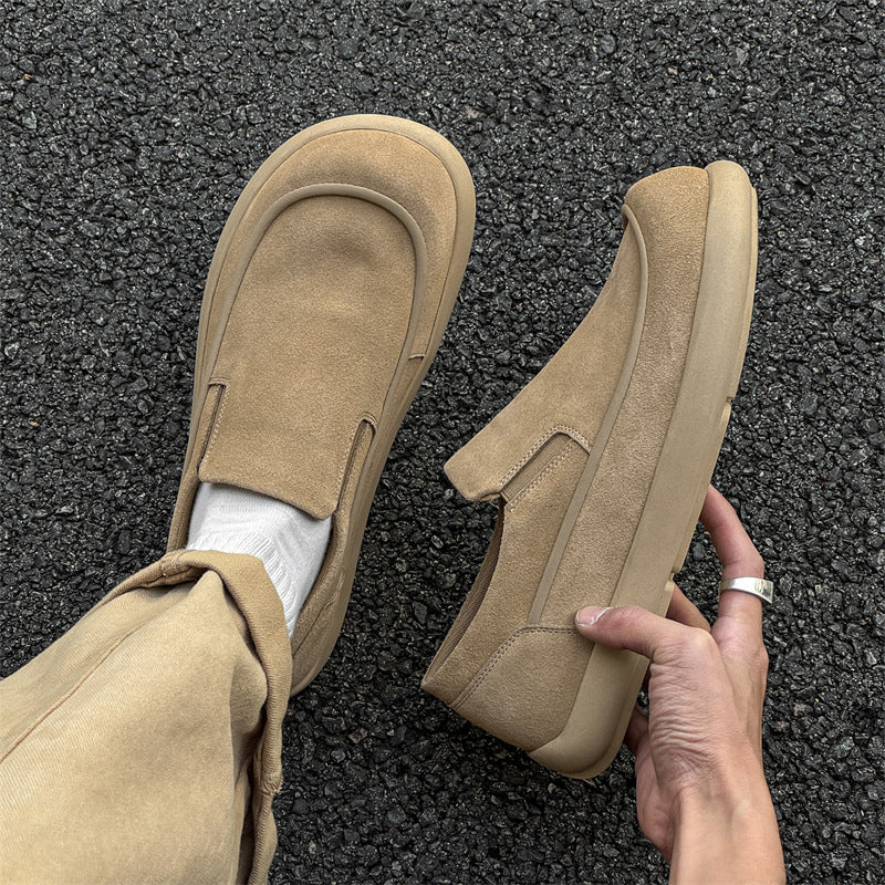 Fashion Trend Retro Daily Commute Leisure Slip-on Loafers/doug Shoes