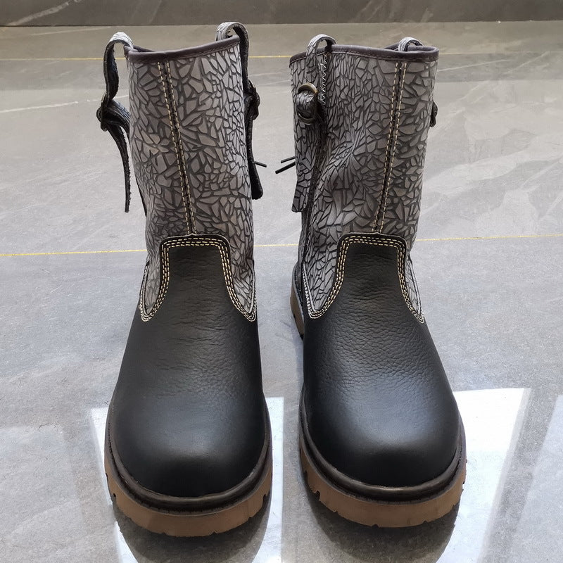 Women's & Men's Offer Booties Worker Genuine Rider Fashion Breathable Boots