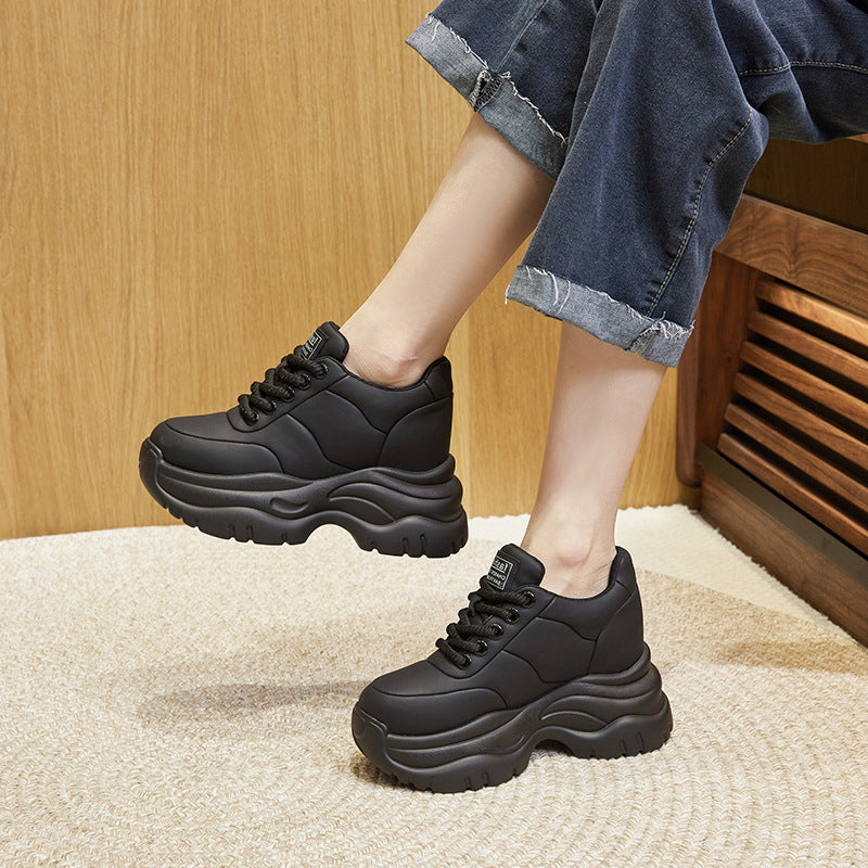 Women's Dad Spring Versatile Bread Small Height Sneakers