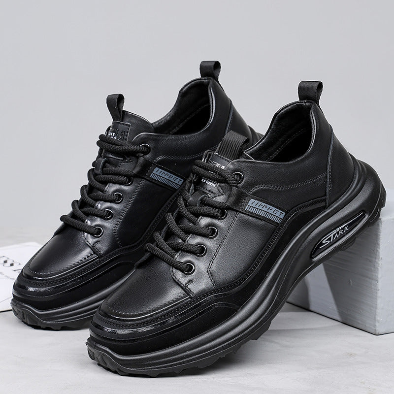 Men's First Layer Calf Autumn Genuine Lightweight Sneakers
