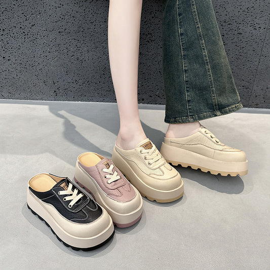 Women's Summer Small Thick Sole Increased Toe Cap Slippers