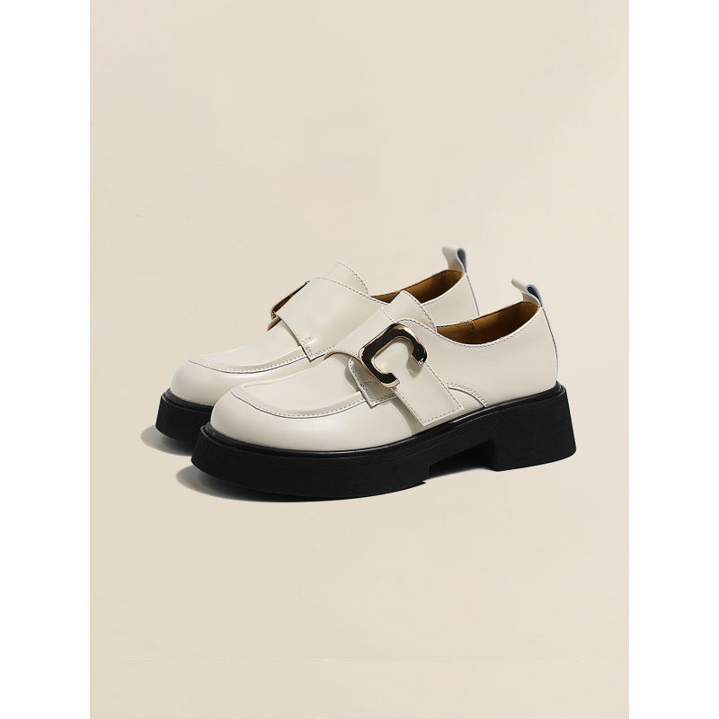 Women's Versatile Small Autumn British Style Platform Women's Fashion Shoes