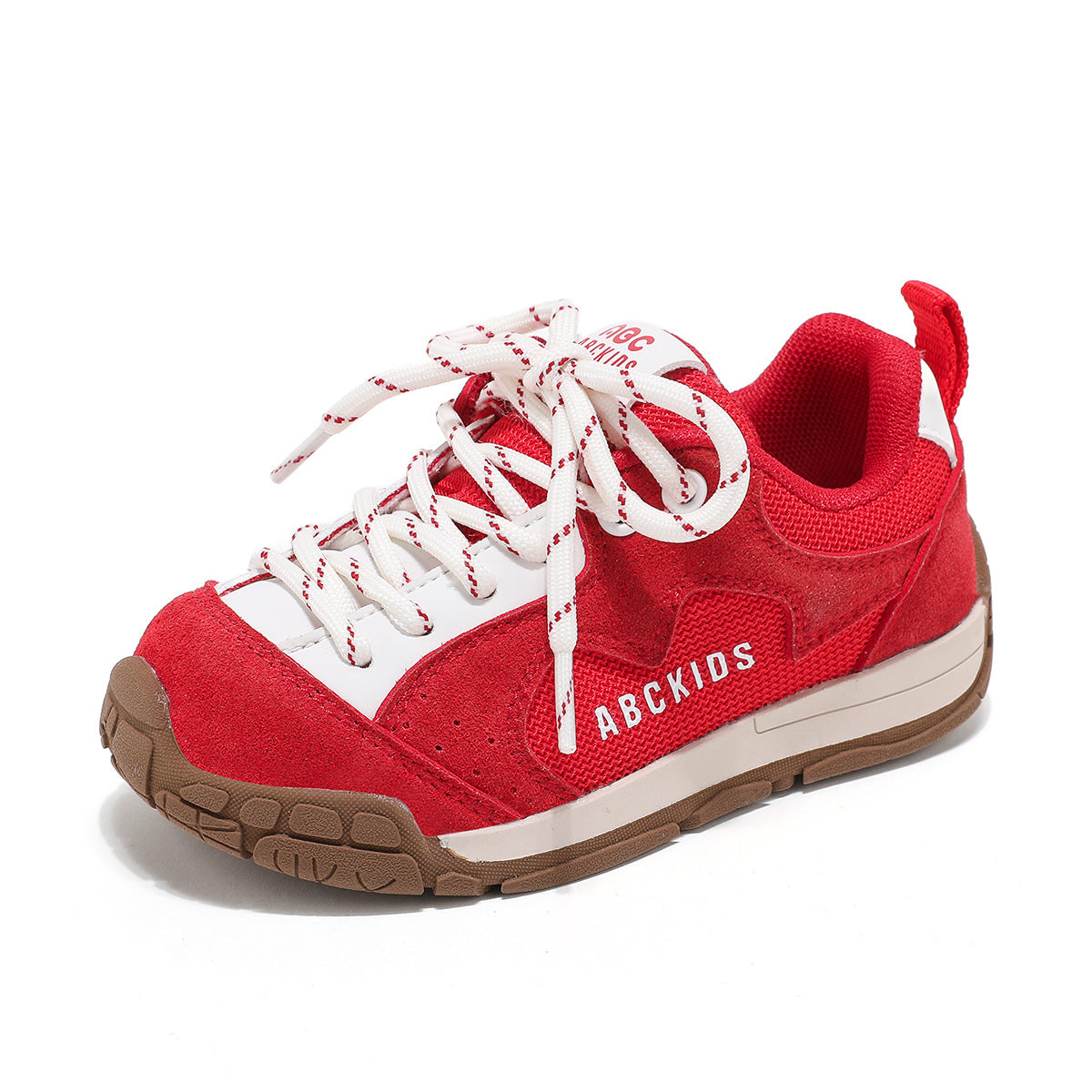 Children's Spring Fabric Vamp Breathable Hole Comfortable Children's Sports Shoes