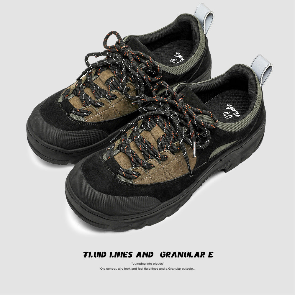 Women's & Men's Bottom Outdoor Hiking Height Increasing Short Face Casual Shoes