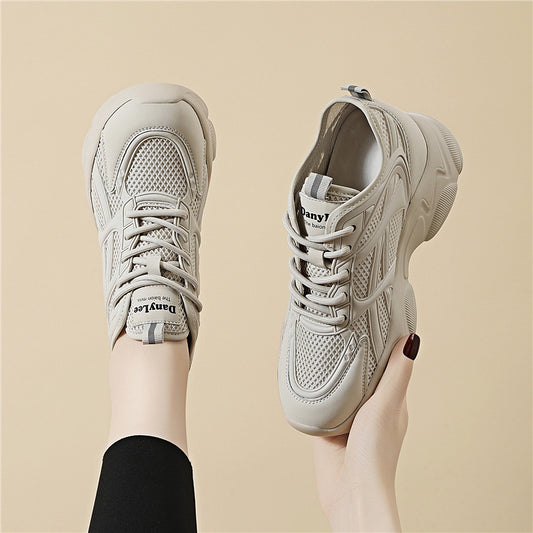 Women's Dad Mesh Running Lightweight Breathable Sports Sneakers