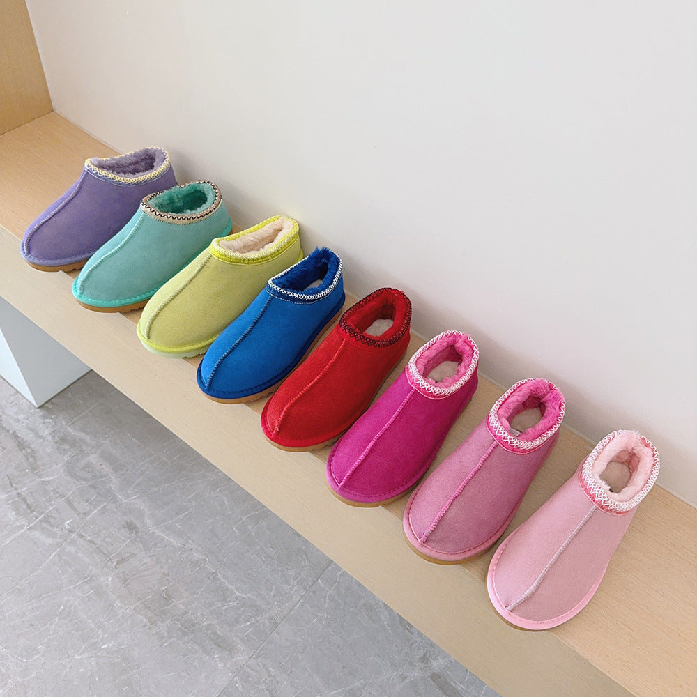 Women's & Men's Ethnic Style Woven Low-cut Slip-on Old Boots