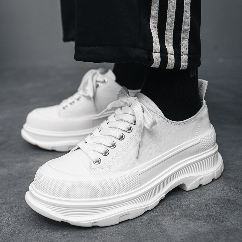 Men's Invisible Height Increasing Insole Board Elevator Platform Men's Sports Shoes