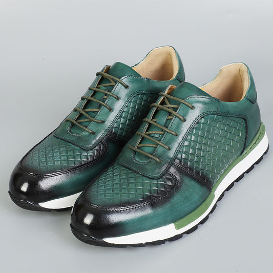 Men's First Layer Cowhide Business British Style Men's Casual Leather Shoes