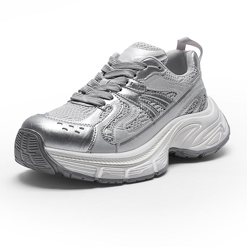 Women's Thick-soled For Elevator Wild Dad Women's Sports Shoes