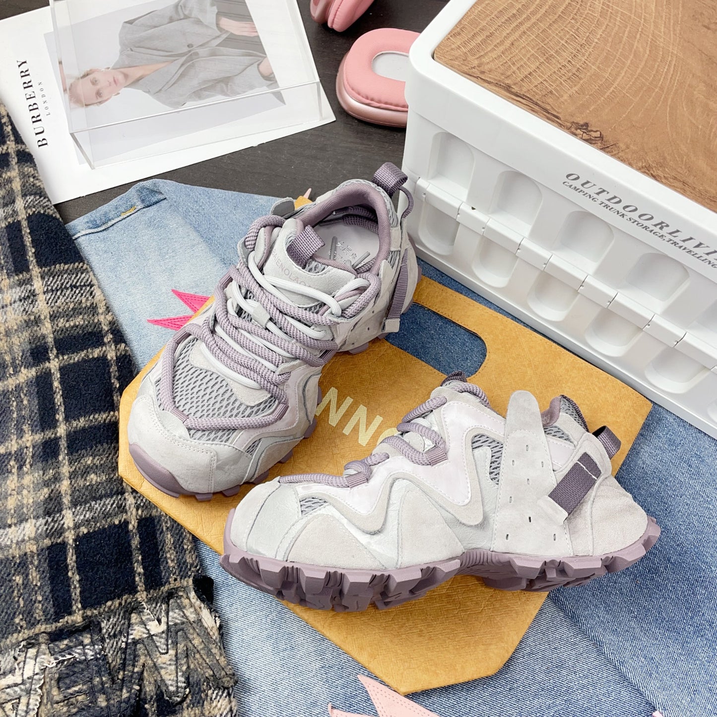 Women's Thick-soled Retro Clunky Spring Fashion Women's Sports Shoes