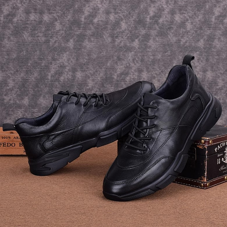 Men's Korean Style British Trend Outdoor First Leather Shoes