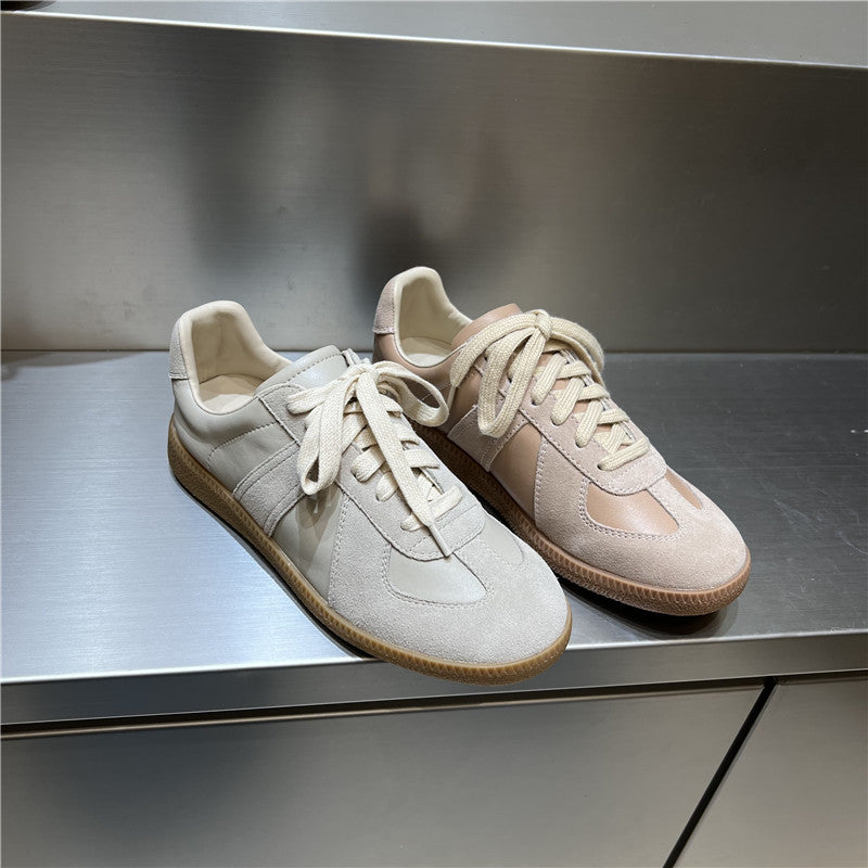Women's Handmade Sier German Training Sports Flat Sneakers