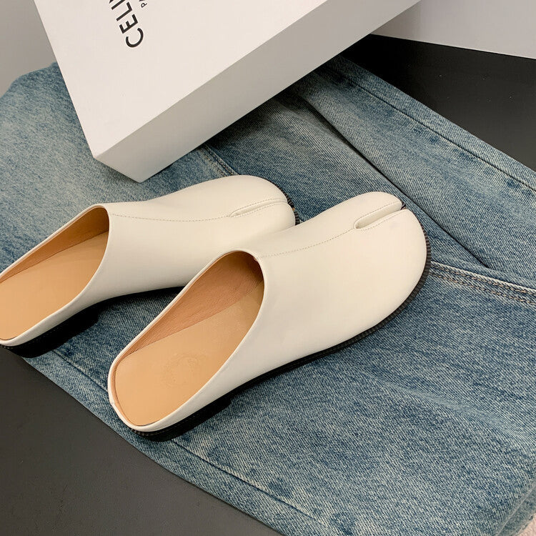 Deep Mouth Slip-on Outdoor Mules Semi Back Empty Loafers