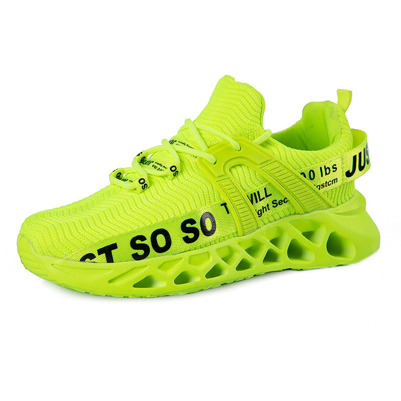 Women's & Men's Size Blade Breathable Sports Shock Absorption Sneakers