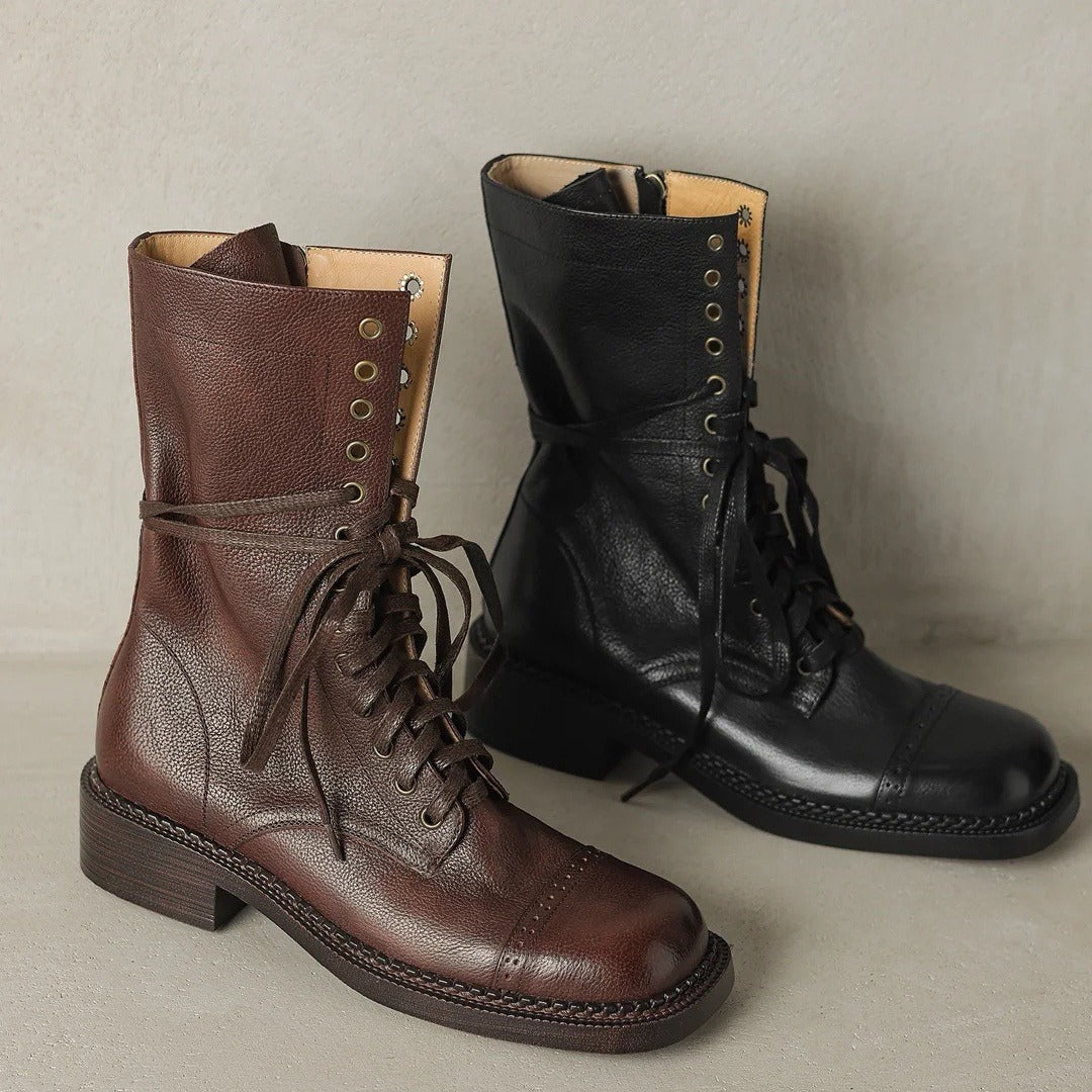 Women's Martin For Height Increasing Knight British Style Boots