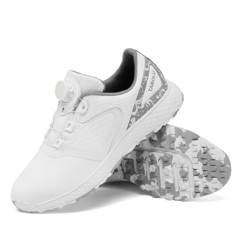 Women's & Men's Couple Comfortable Waterproof Automatic Knob Retractable Sneakers