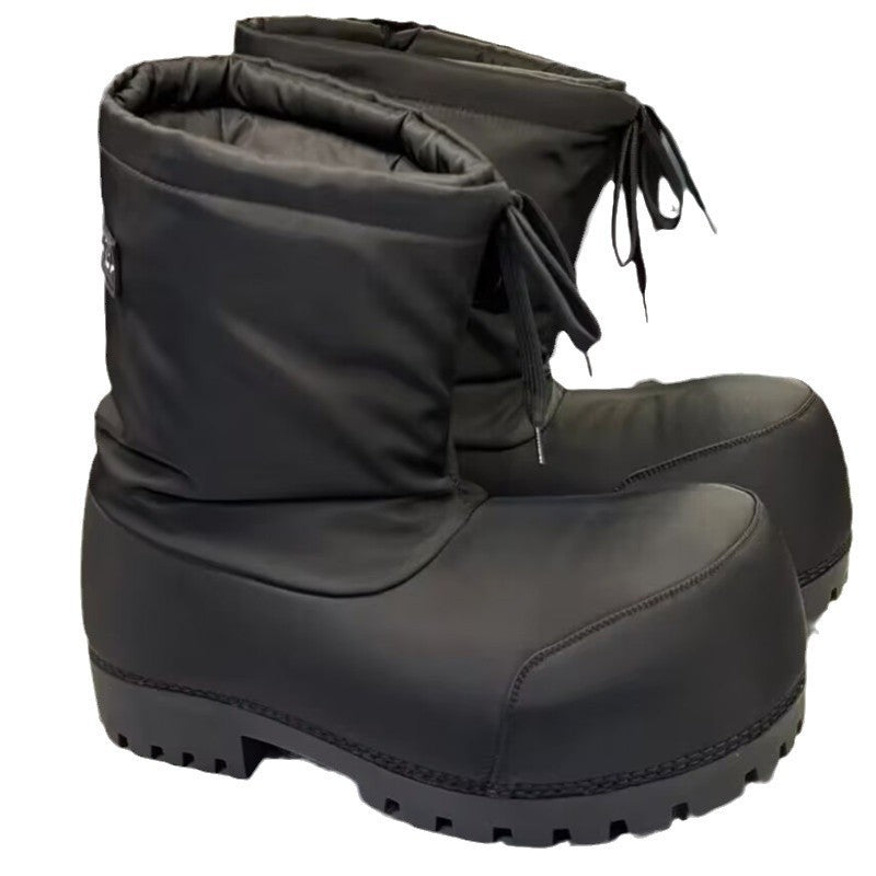 Women's & Men's Drawstring Big Toe Outdoor Thick Bottom Ski Ugly Cute Warm Women's Snow Boots
