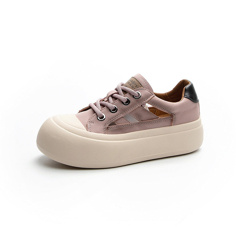 Women's Platform Authentic British Style Retro Flat Women's Shoes