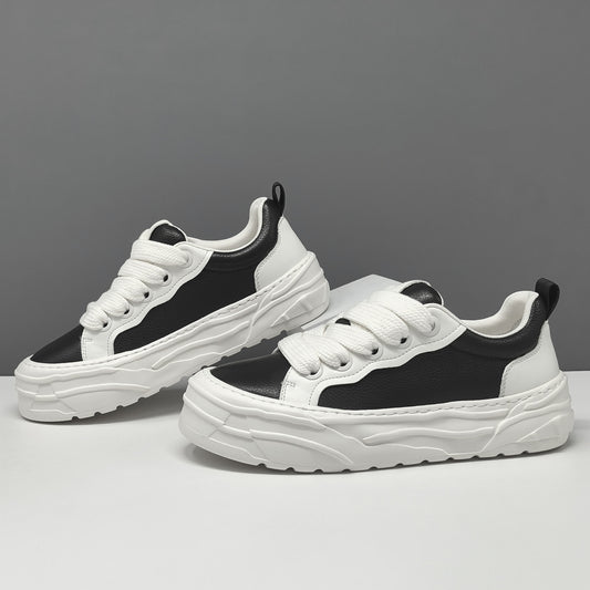 Men's First Layer Cowhide Breathable Fashionable Fashion Casual Shoes