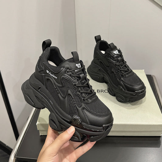Women's Height Increasing Insole Dad Spring Breathable Sneakers