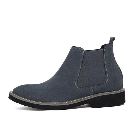 Men's Plus Size Height Increasing Insole Chelsea Boots