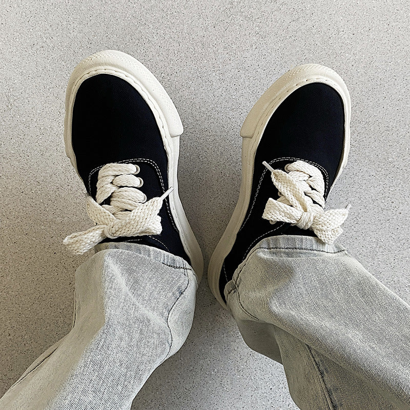Women's & Men's Irregular Dissoed Retro Thick Bottom Shawn Men's Board Shoes