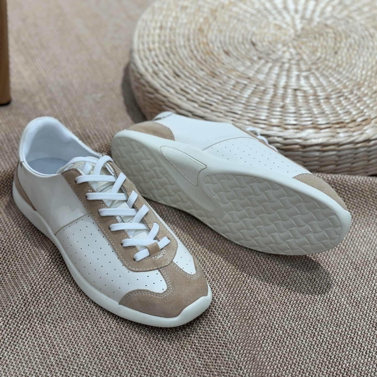 Men's Retro Easy Matching German Training Genuine Sports Sneakers