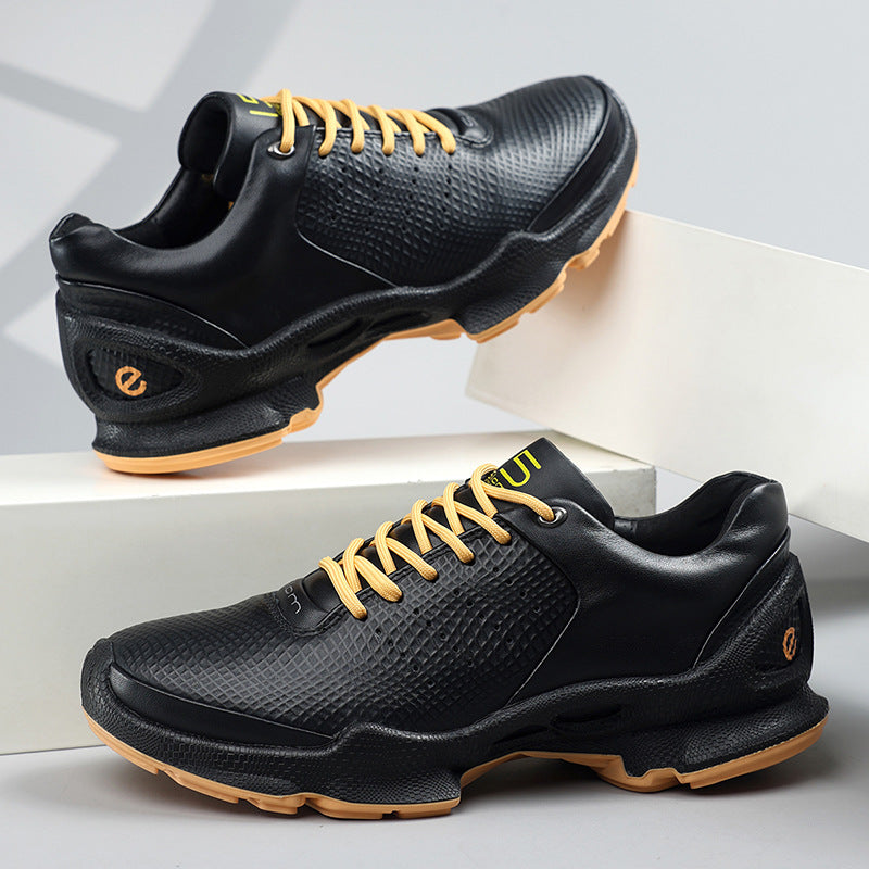 Women's & Men's Top Layer Cowhide Breathable Lightweight Exercise Week Men's Sports Shoes